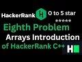 08 Hacker Rank Solution Arrays Introduction Arrays Introduction solution of C Problem
