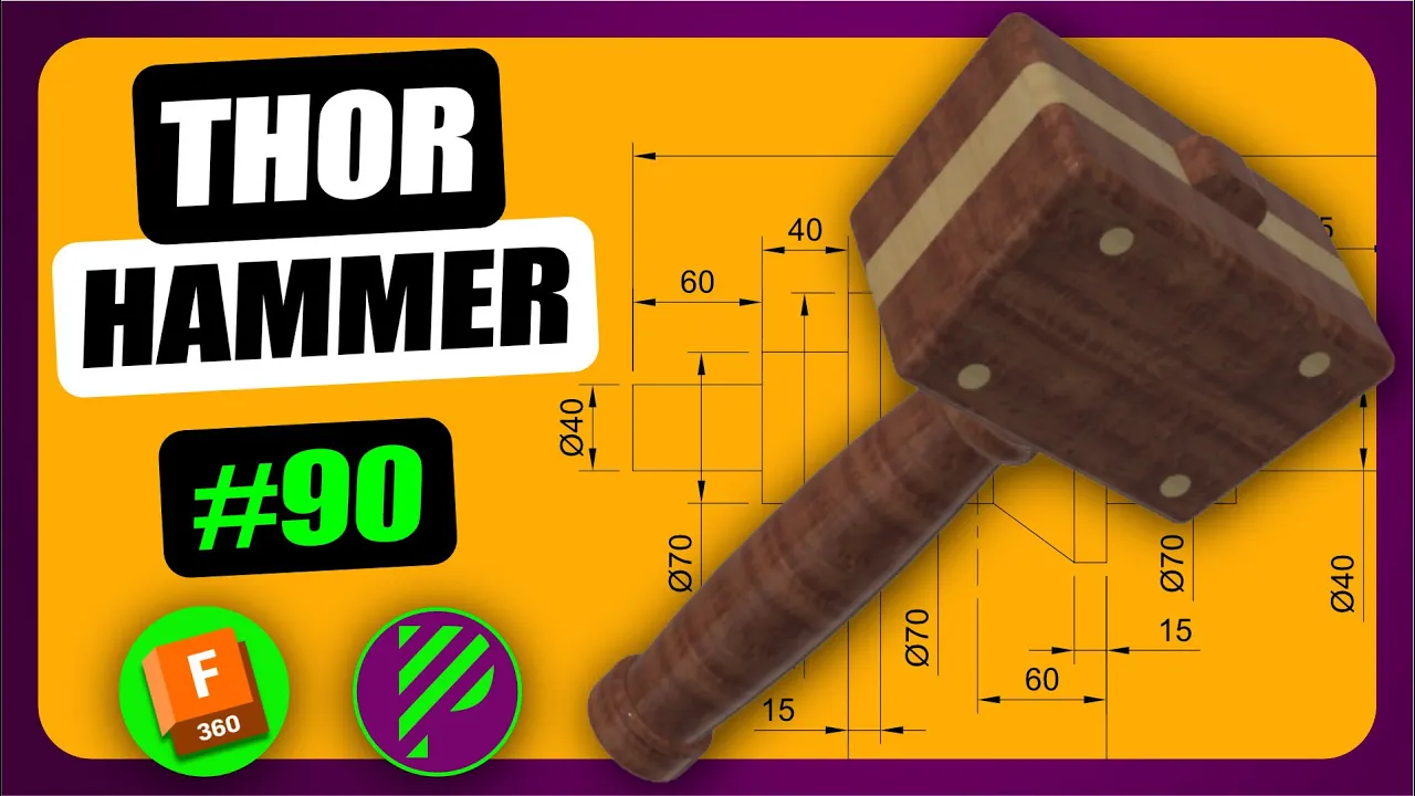 Thor Hammer + Technical Drawing EBook