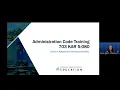 Administration Code Training Module 2