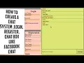 Making a Chat System With Login And Register In Php Mysql And Html like Facebook chat Tutorial