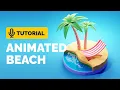 Blender 3 2 Animated Beach Tutorial Polygon Runway