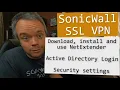 How to configure SonicWall client SSL VPN