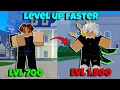 UPDATED The Best Method to LVL UP FASTER in Second Sea Blox Fruits