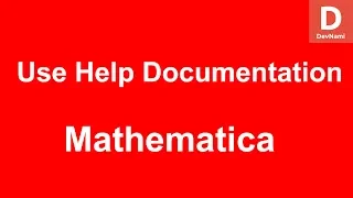Mathematica Use Help documentation