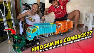 GA NYANGKA‼️SAM INU BUAT GANDENGAN MINIATUR RC HINO 500 PANJANG 2 METER