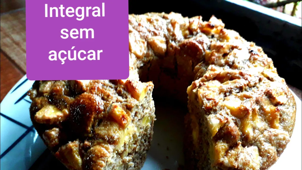 INCRÍVEL ESTE BOLO DE BANANA INTEGRAL!!! FOFINHO - SEM FARINHA -  FÁCIL- DELICIOSO - Isamara Amâncio