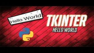 Make your first GUI program in Python using tkinter tkinter - Hello World