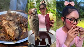 Cooking stir fried fish with banana blossom recipe