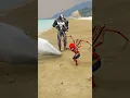 Download Lagu Politie Spider-Man redt dolfijn en baby Spidey van Venom #shorts #ytshorts #gta5