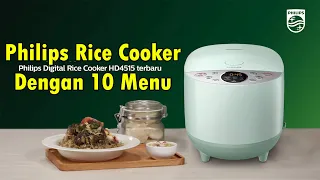 philips digital rice cooker terbaru dengan 10 menu