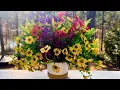 UV Resistant Fake Artificial Flowers for Outdoors 12 Bunch Silk Patio Porch Decor Review