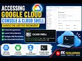 Access Google Cloud Console Cloud Shell Create VM Storage Bucket IAM Hands-on lab