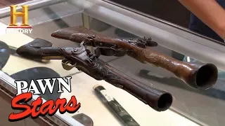 Antique Ottoman Empire Flintock Dag Pistols Pawn Stars
