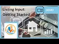 MLS Listing Input Getting Started