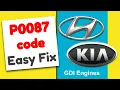 P0087 Code on Hyundai Kia GDI Engines - How to Easily Repair