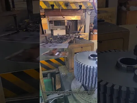 This Powerful Press Shapes Metal Parts in Seconds! ⚙️ #shorts