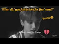Jungkook love dairy My First Love revealing on interview