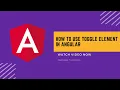 Use toggle element in angular