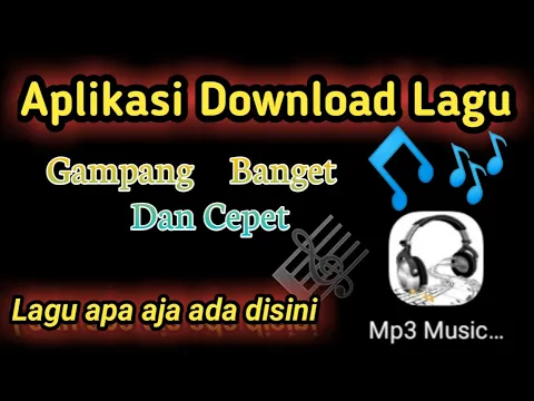 Download MP3 Aplikasi Paling Cepet Buat Download lagu Mp3 || Gampang Banget.
