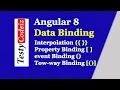 Angular 8 tutorial in Hindi data binding in angular 8 Angular 9 data binding in hindi 2019