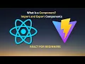 React JS Component Import Export Components Part-3 Best Practices 2025