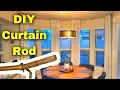 DIY Custom Curtain Rod - How to Build Your Own Curtain Rod