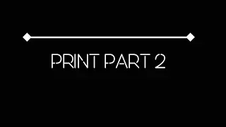 Quick Bytes - python print function part 2 of 2