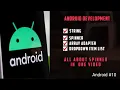 Spinner in Android Studio ArrayAdapter DropDown Item List Android Development