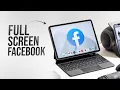 How to Make Facebook Full Screen on iPad tutorial