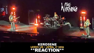 musicians react to the warning kerosene april 17 2026 leeds uk 