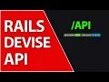 This New Devise API Gem Makes User Auth So Simple Ruby On Rails 7 Tutorial