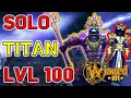 Wizard101 - Soloing Storm Titan At LEVEL 100