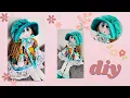 Lagu Realiza con lata y rollos de cartón MUÑEQUITA  con Gorrito verde🌼🌻🌺/DIY  REGALAR o Decorar