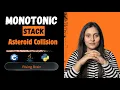 Asteroid Collision Stack Explained Brute Force to Optimized O n Java Python C