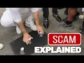THE FAMOUS THREE CUPS AND BALL SCAM EXPLAINED