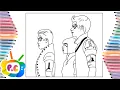 Zombies 3 coloring pages Z-o-m-b-I-e-s 3 IZECOLD Tim Beeren - This Time NCS