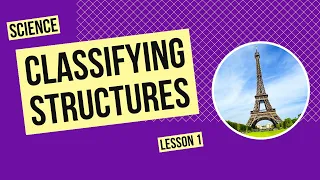 Classifying Structures Solid Frame and Shell Structures Science Lesson