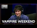 Ezra Koenig Was A Public School Teacher Before Vampire Weekend Conan O Brien Needs A Friend