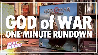 GOD of WAR Card Game - ONE MINUTE BOARD GAME RUNDOWN