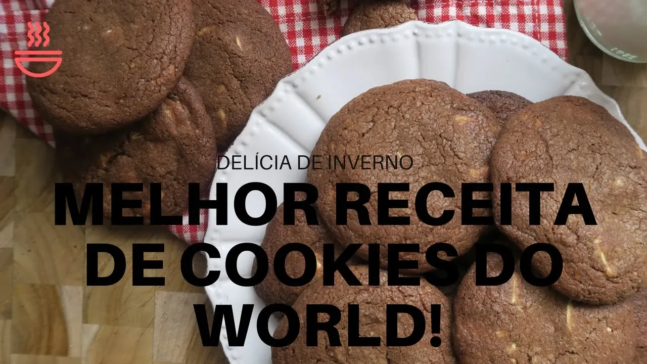 COOKIES DE CHOCOLATE FÁCIL, RÁPIDO E DELICIOSO RECEITA #33