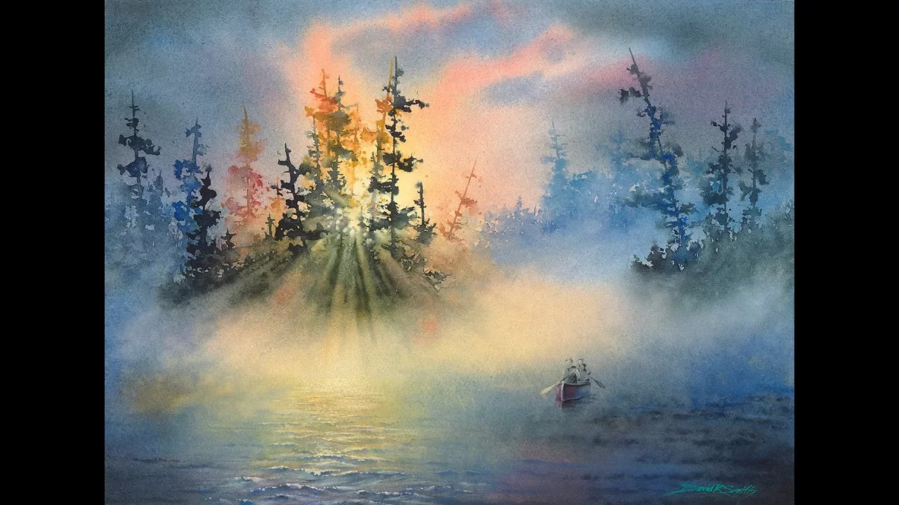 David R. Smith Watercolor Mist Demo.