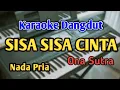SISA SISA CINTA - KARAOKE || NADA PRIA COWOK || Ona Sutra || Audio HQ || Live Keyboard