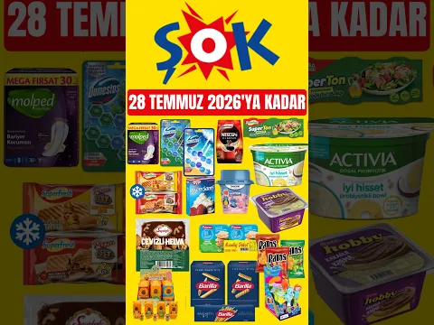 ŞOKTA BU HAFTA GIDA TEMİZLİK 28 TEMMUZ A KADAR
