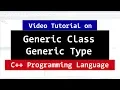 C Generic Class with more than one Generic Type CPP Programming Tutorials