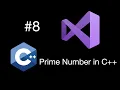 Visual Studio Code C Prime Number in C