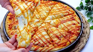 بيتزا المطاعم الشهيرة بكل أسرارها جبنة مطاطية وعجينة قطنية هشه بعد الفيديو ده هتبقي استاذه فيها 