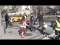 Hugh Jackman with Daughter Ava Singing Lady Gaga s Paparazzi in NYC