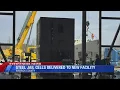 Steel jail cells delivered to new facility