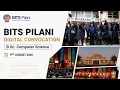 BITS Pilani B Sc CS Convocation 2026 Digital Graduation Ceremony 9 August