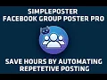 Simple Facebook Group Auto Poster